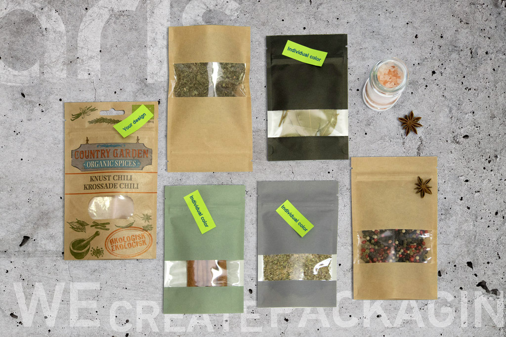 Packages for spices composition